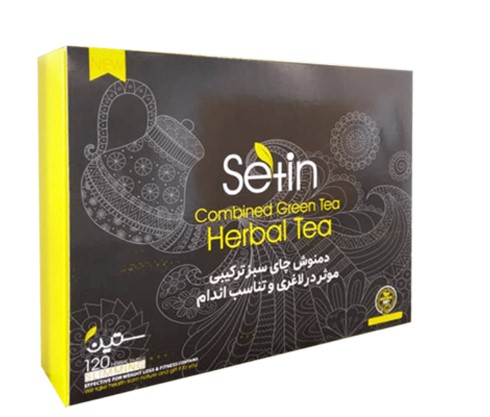 دمنوش چای سبز ترکیبی ستین 120 عددی