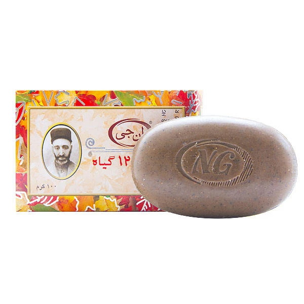 صابون 12 گیاه ان جی مدل herbal وزن 100 گرم