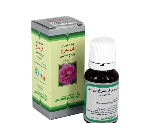 قطره خوراکی گیاهی  گل سرخ باریج